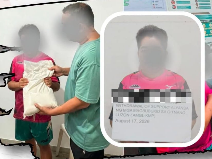 Former rebel surrenders in Minalin, Pampanga