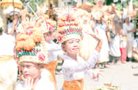 YOUNG Balinese dancers carry on a tradition learned from childhood.