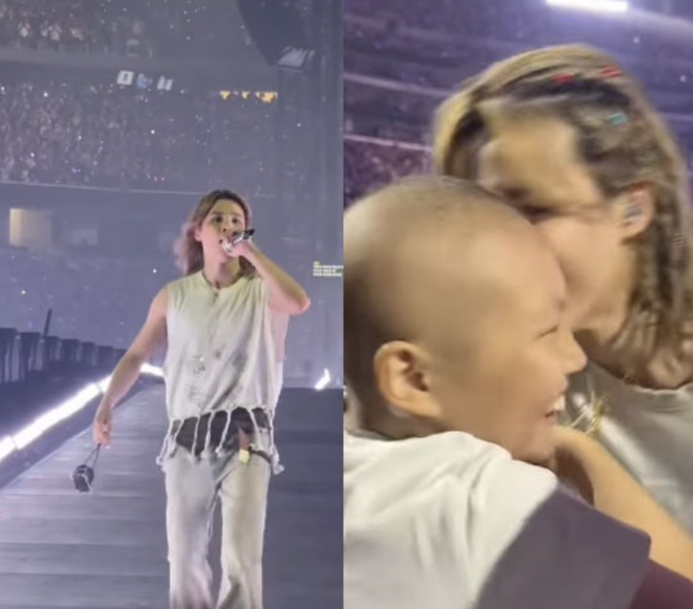 BTS Jimin melts hearts with sweet kiss toward young cancer patient 