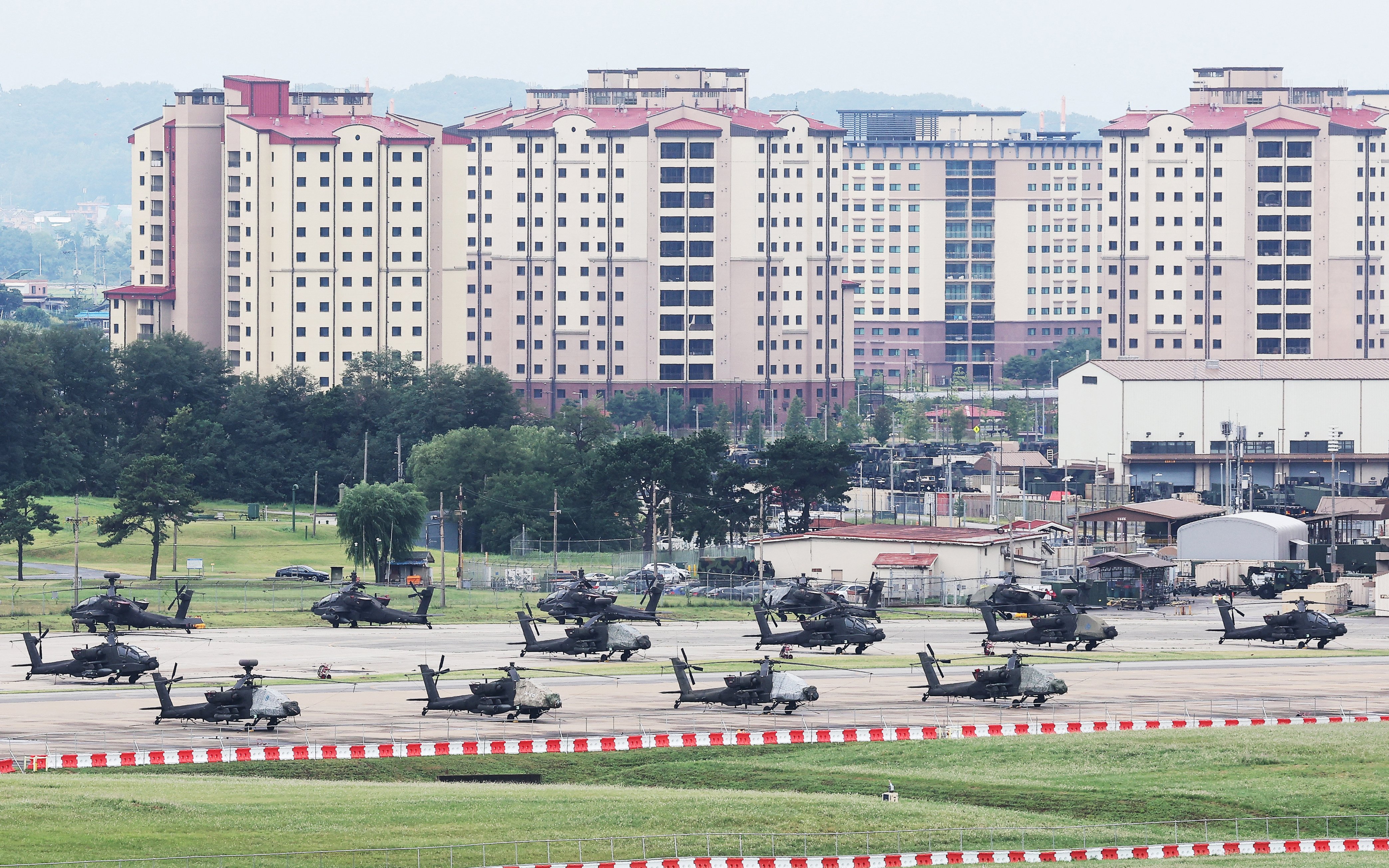 Military drills scaled back hours before start