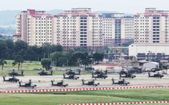 Military drills scaled back hours before start