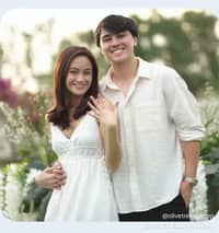 Edward Barber and fiancée Rikki.