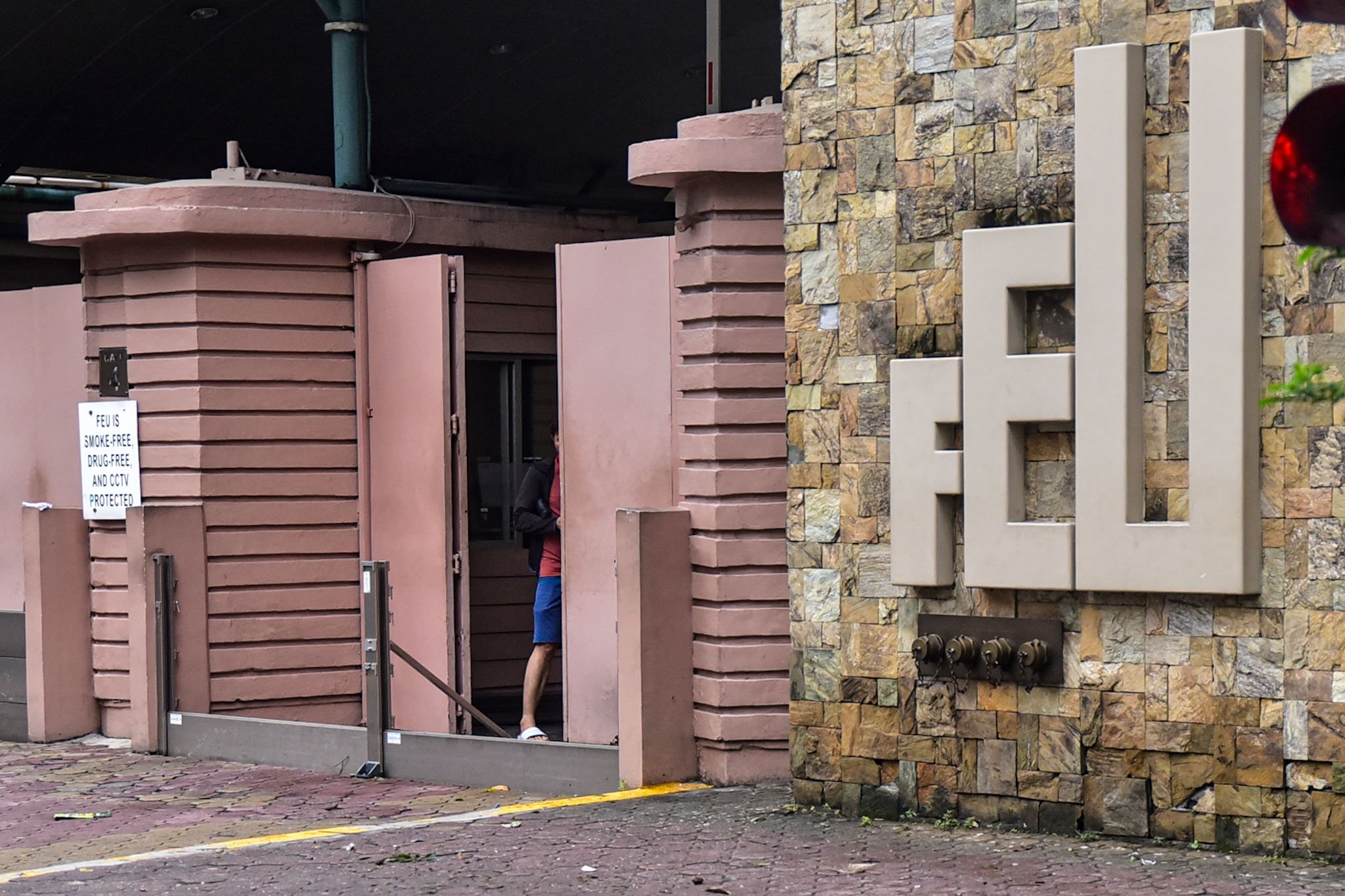 FEU installs flood barrier to protect campus