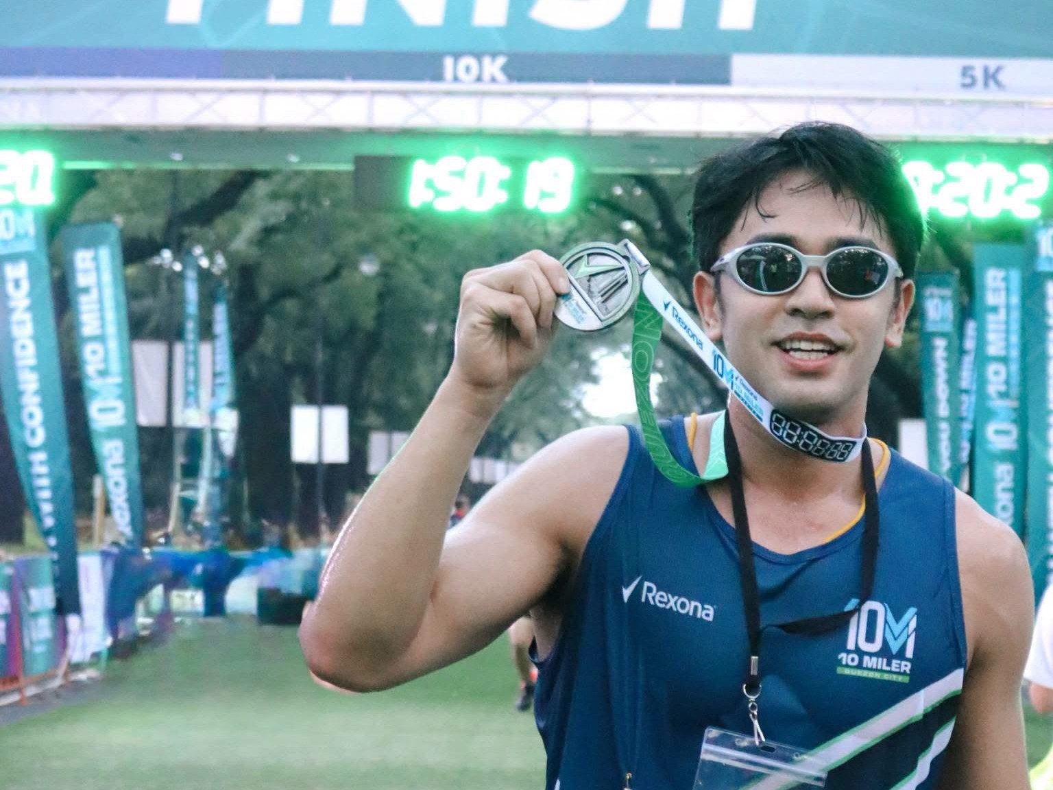 David Licauco races to 5K victory in Quezon City