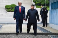 NORTH Korea's leader Kim Jong and Donald Trump