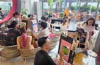 Art session for children.