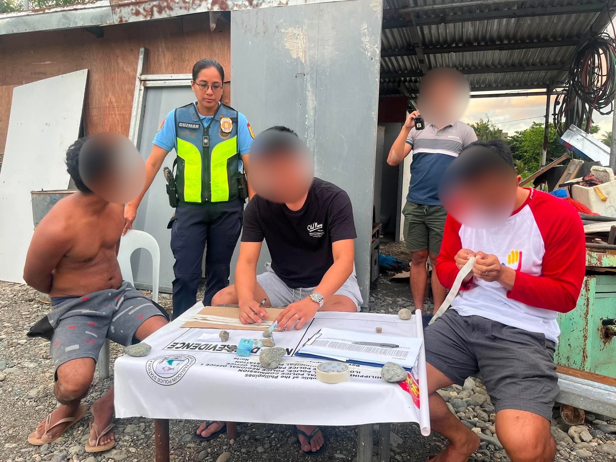 Five arrested in separate Ilocos Norte drug busts; firearms, ammo seized