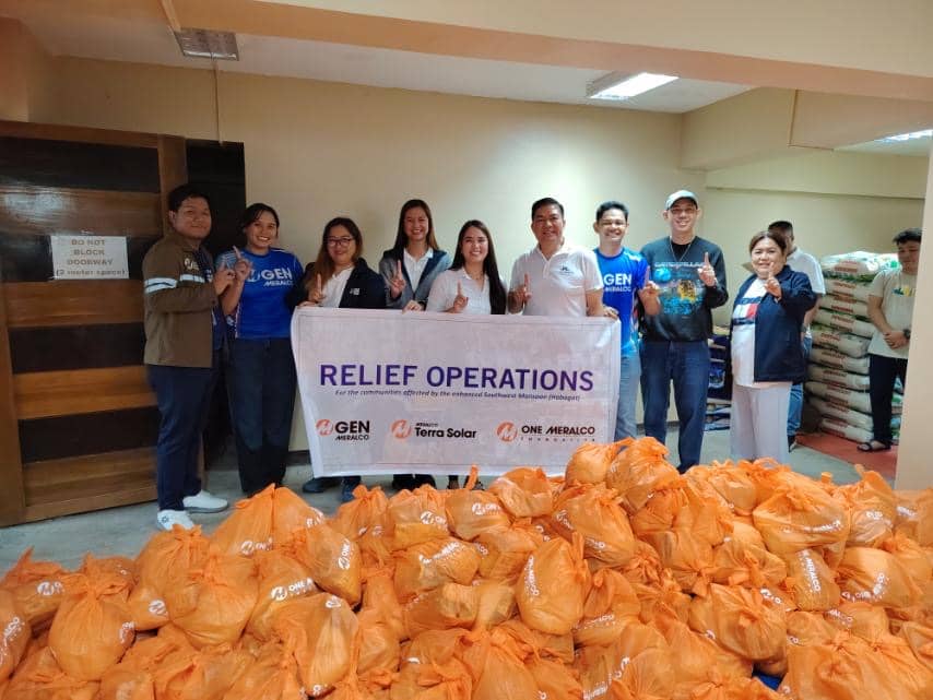 MGEN volunteers also turned over relief packs to families affected by the Habagat in San Miguel, Bulacan.