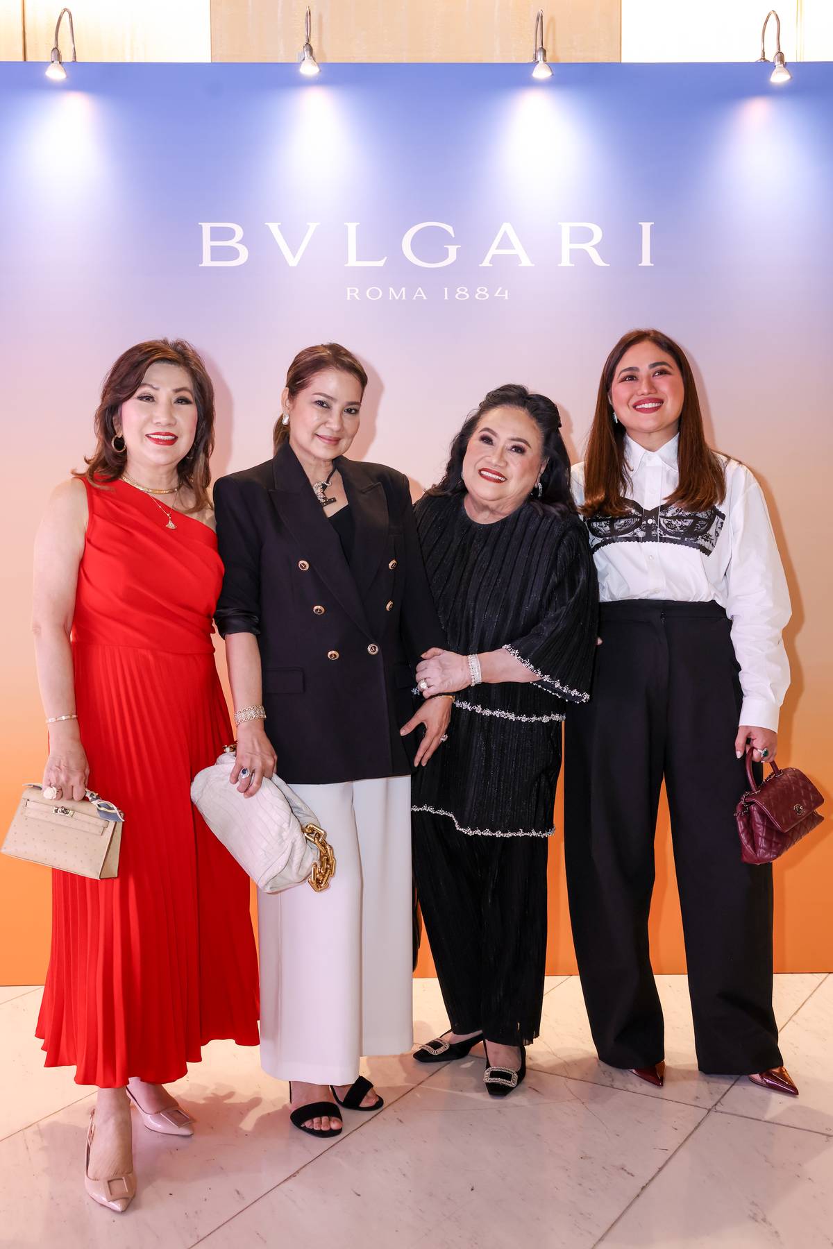 Connie Haw, Yoli Ayson, Vice-Mayor Imelda Aguilar and Alelee Andanar.