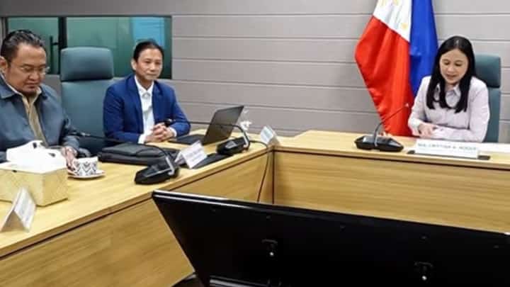 Trade Secretary Cris Roque met with Glovax Lifescience officials at the DTI office in Makati City.