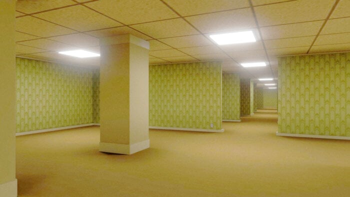 The architectural terror of backrooms