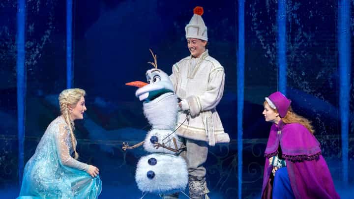 JEMMA Rix, Matt Lee and Courtney Monsma in ‘Frozen’ the musical.