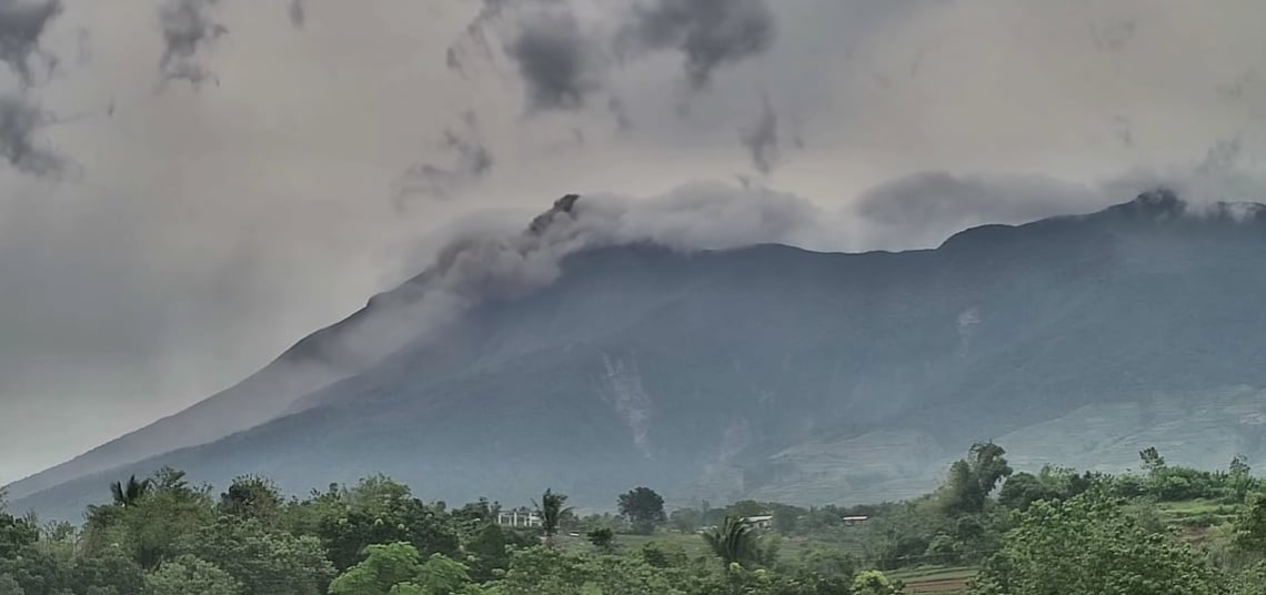 OCD warns of potential ash fall due to Kanlaon volcano emission