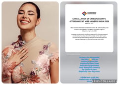 Catriona Gray pulls out of Miss Universe India 2026 appearance
