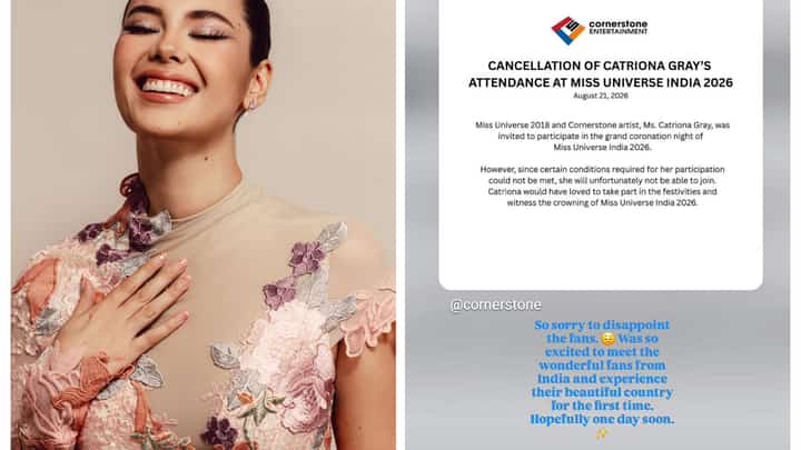 Catriona Gray cancelled appearance in Miss Universe India