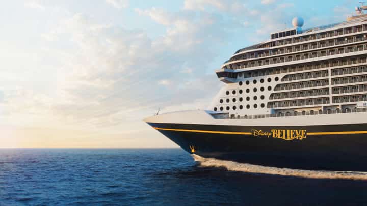 ARTIST'S rendering of the Disney Believe, Disney Cruise Line's newest Wish-class ship, scheduled to debut in late 2027.