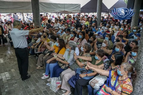 Braving rain, flood for healing 