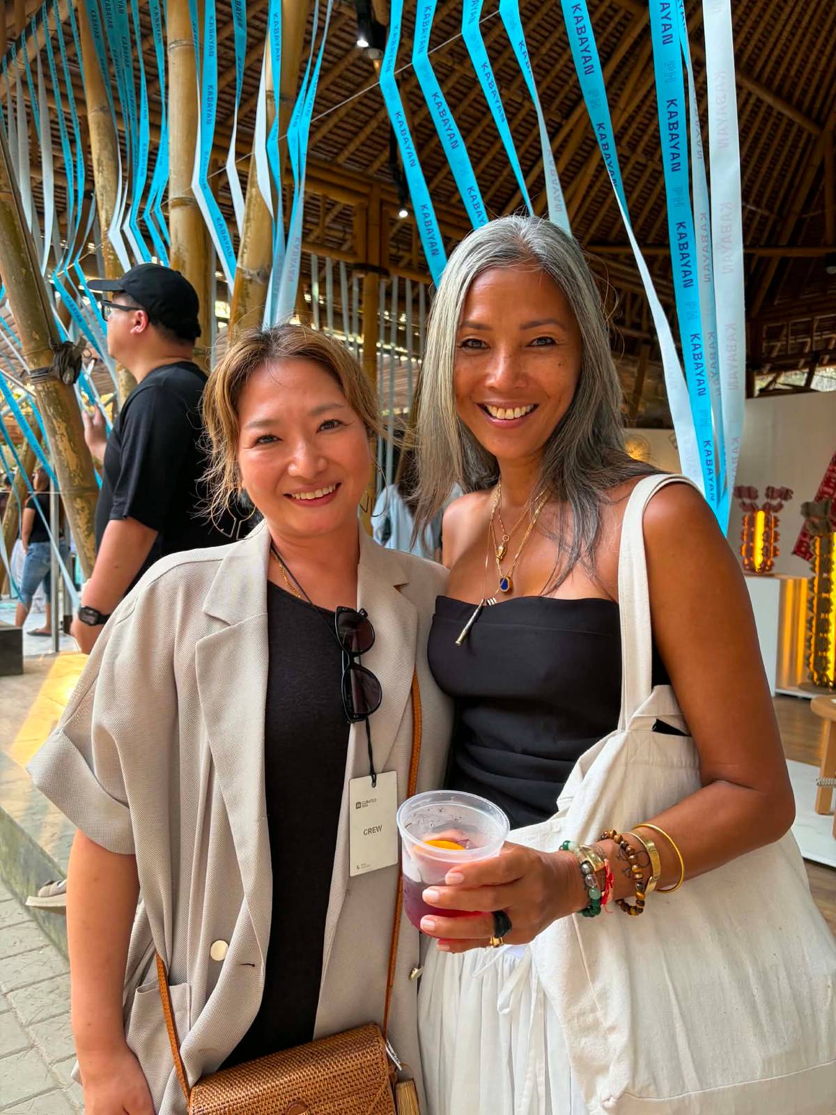 Japanese Relations organizer Hiseko and Claire Concepcion Barberis.