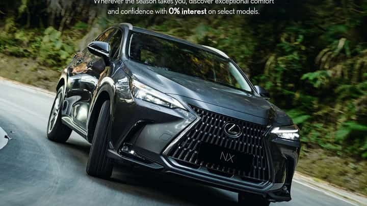 HYBRID NX 350h Executive is among the Lexus models offered with August ownership benefits.