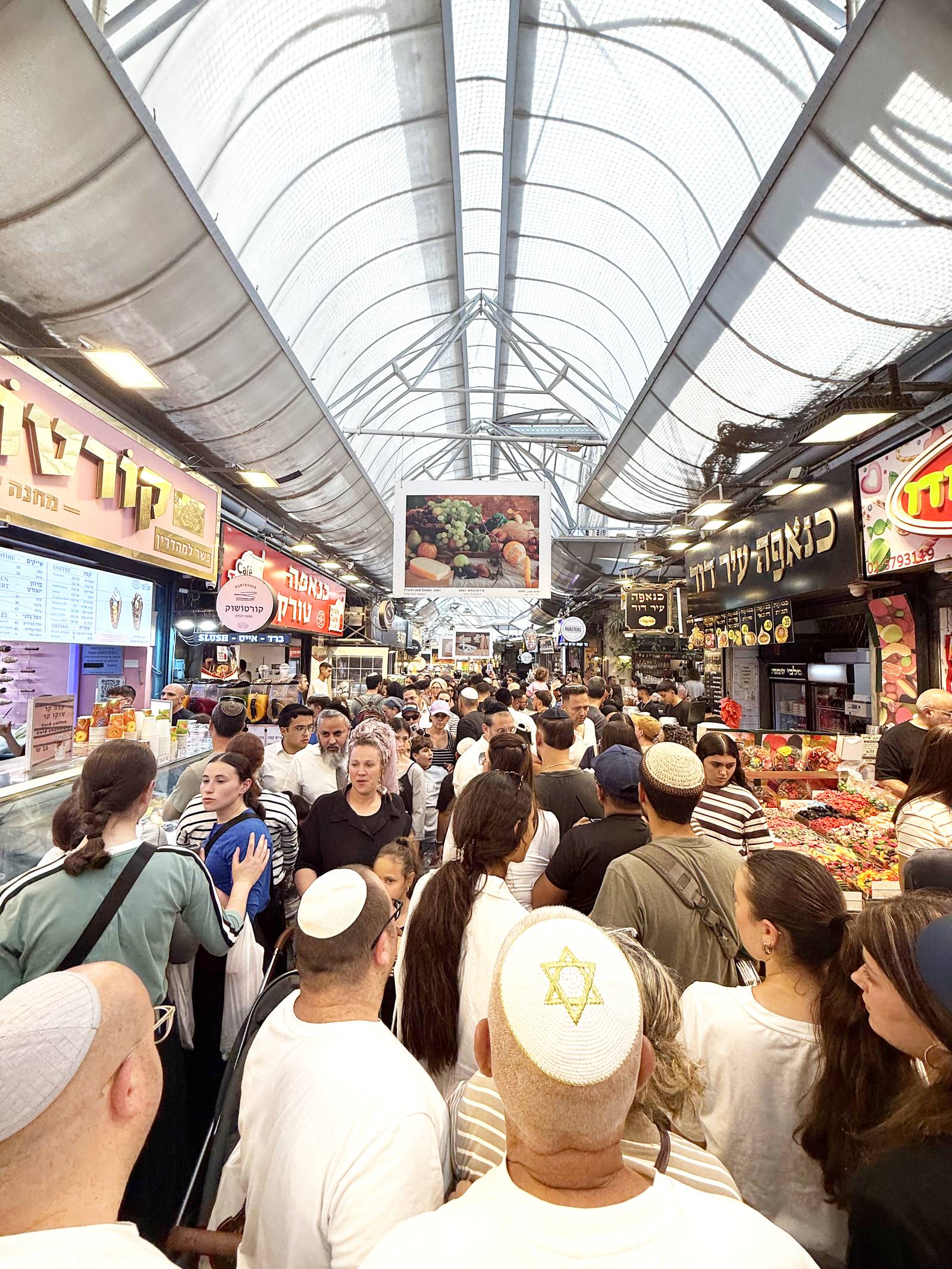 JERUSALEM’s Mahane Yehuda Market bustles with shoppers, vendors and the ordinary rhythm of Israeli life.