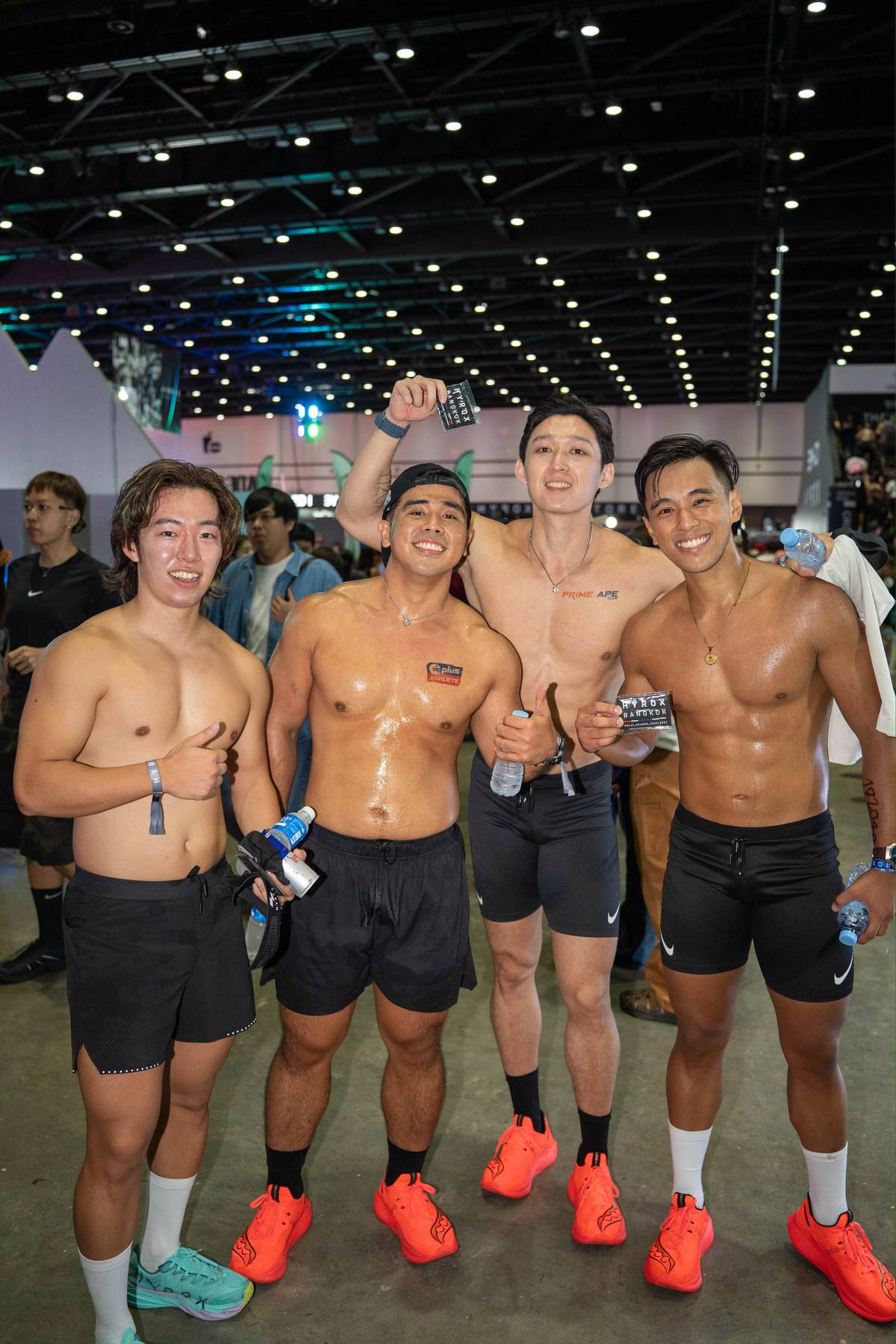 Marvin (28), Hiroki (27), Addie (27) and Aki (29).