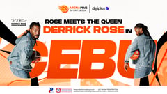 NBA great Derrick Rose heads to Cebu