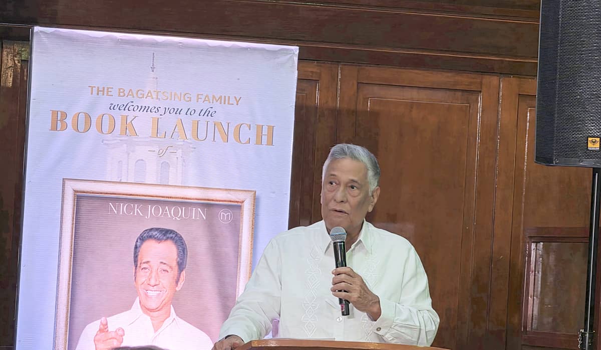 Ramon ‘Dondon’ Bagatsing Jr. recalls how Nick Joaquin wrote his father’s biography and why it took 29 years to reach print.