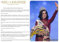 Miss Universe backs Fátima Bosch’s call for respect