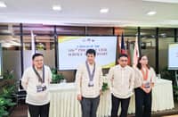 Officials from the Civil Service Commission, (from left to right) Assistant Commissioner Marlon Lim, Assistant Commissioner Atty. Ariel Ronquillo, Commissioner Atty. Ryan Alvin Acosta and Atty. Judith Dongallo-Chicano, led the launching of the 126th Anniversary of Philippine Civil Service on 24 August at CSC Central Office in Quezon City.