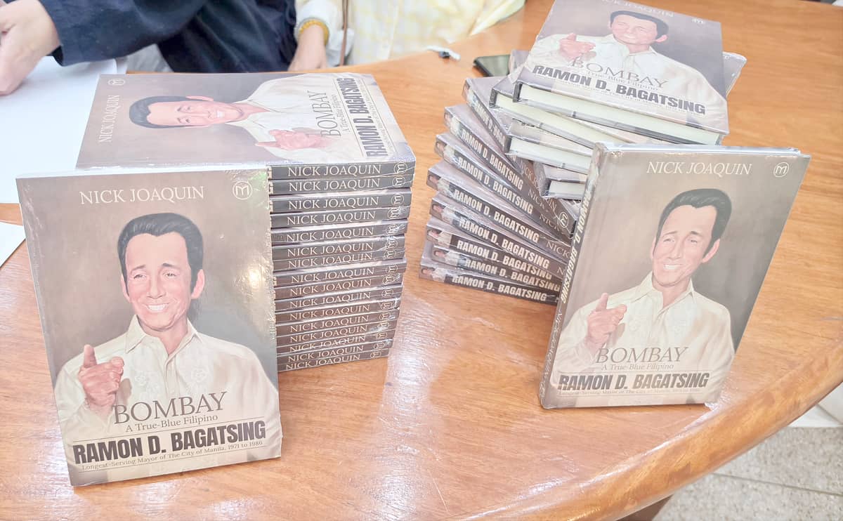 Copies of Nick Joaquin’s long-unpublished biography of former Manila Mayor Ramon D. Bagatsing.