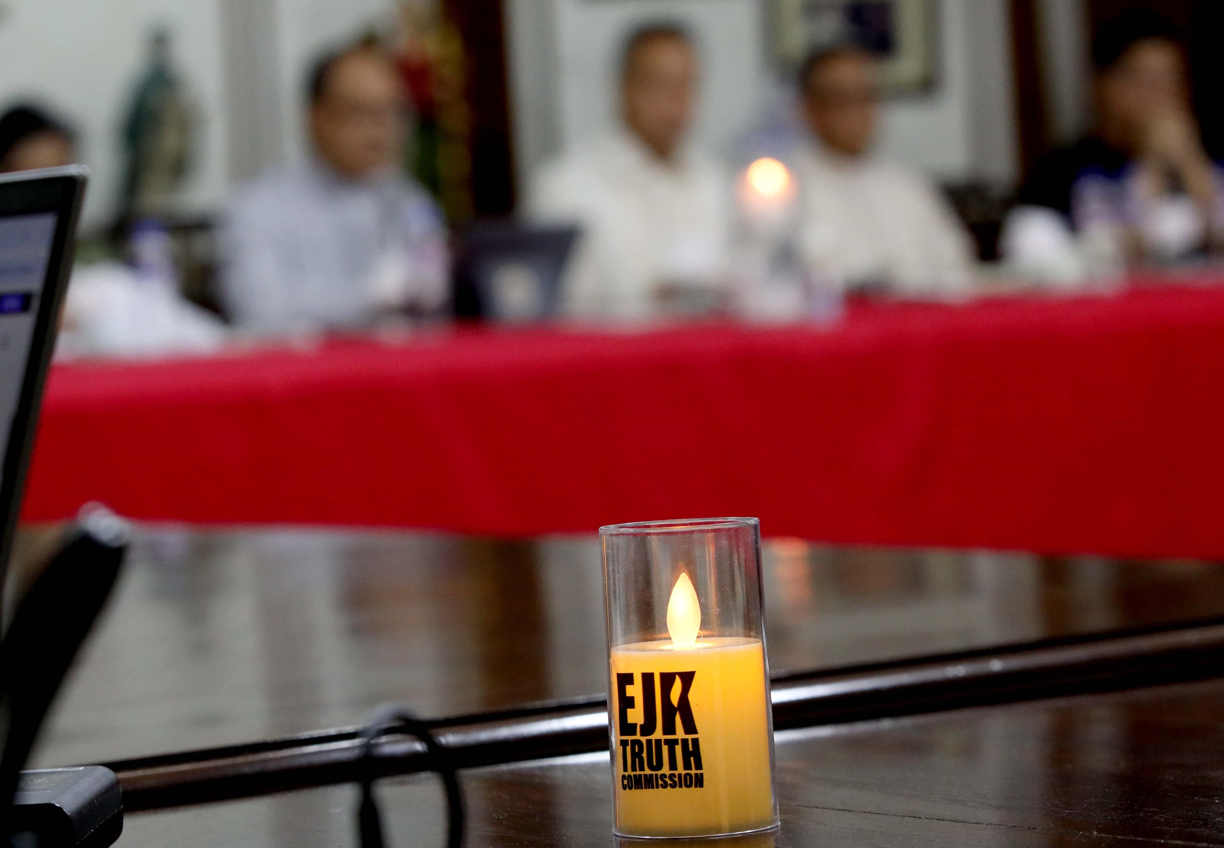 SEEKING the truth Members of the EJK Truth Commission work to establish a public record of extrajudicial killings and related abuses nearly a decade after the drug war began.
