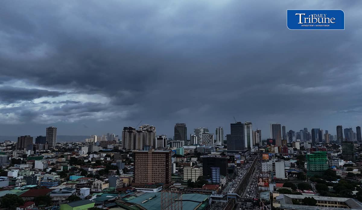 (August 26 2026) Dark clouds hovered over Metro Manila, on Wednesday August 26 2026, according to PAGASA Metro Manila falls under the significant risk category on Thursday and Friday due to potential rainfall brought by the Southwest Monsoon (Habagat). They said tropical cyclone Obet will still enhance the southwest monsoon, which will bring rains over certain areas in Luzon. Photo/Analy Labor