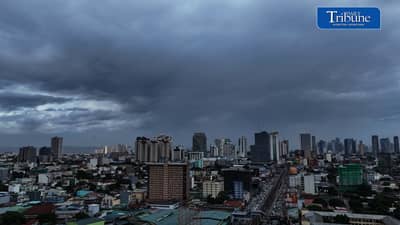 Dark clouds hovered over Metro Manila, on Wednesday, 26 August 2026