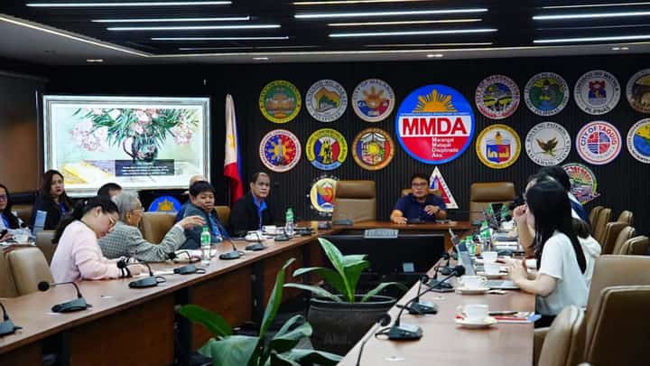 Metropolitan Manila Development Authority chairperson Atty. Don Artes meets with representatives from Japan’s Ebara Corporation and Sun East Asia Corporation to discuss advanced flood management solutions for Metro Manila.