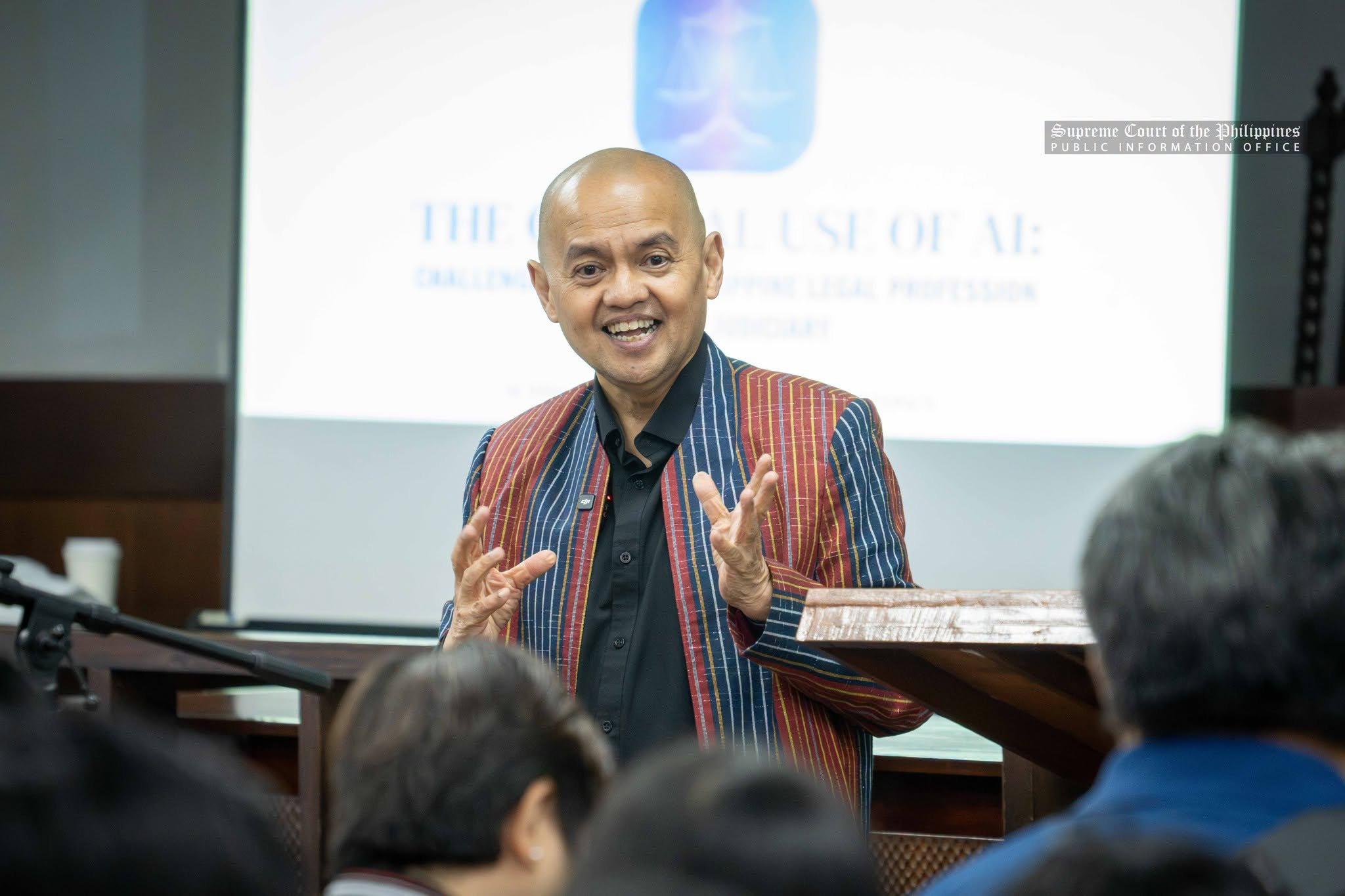 Leonen urges critical, human-centered use of AI in Philippine justice system