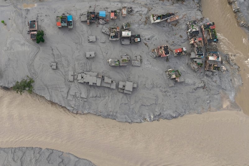 Flash floods in Nepal and Manila