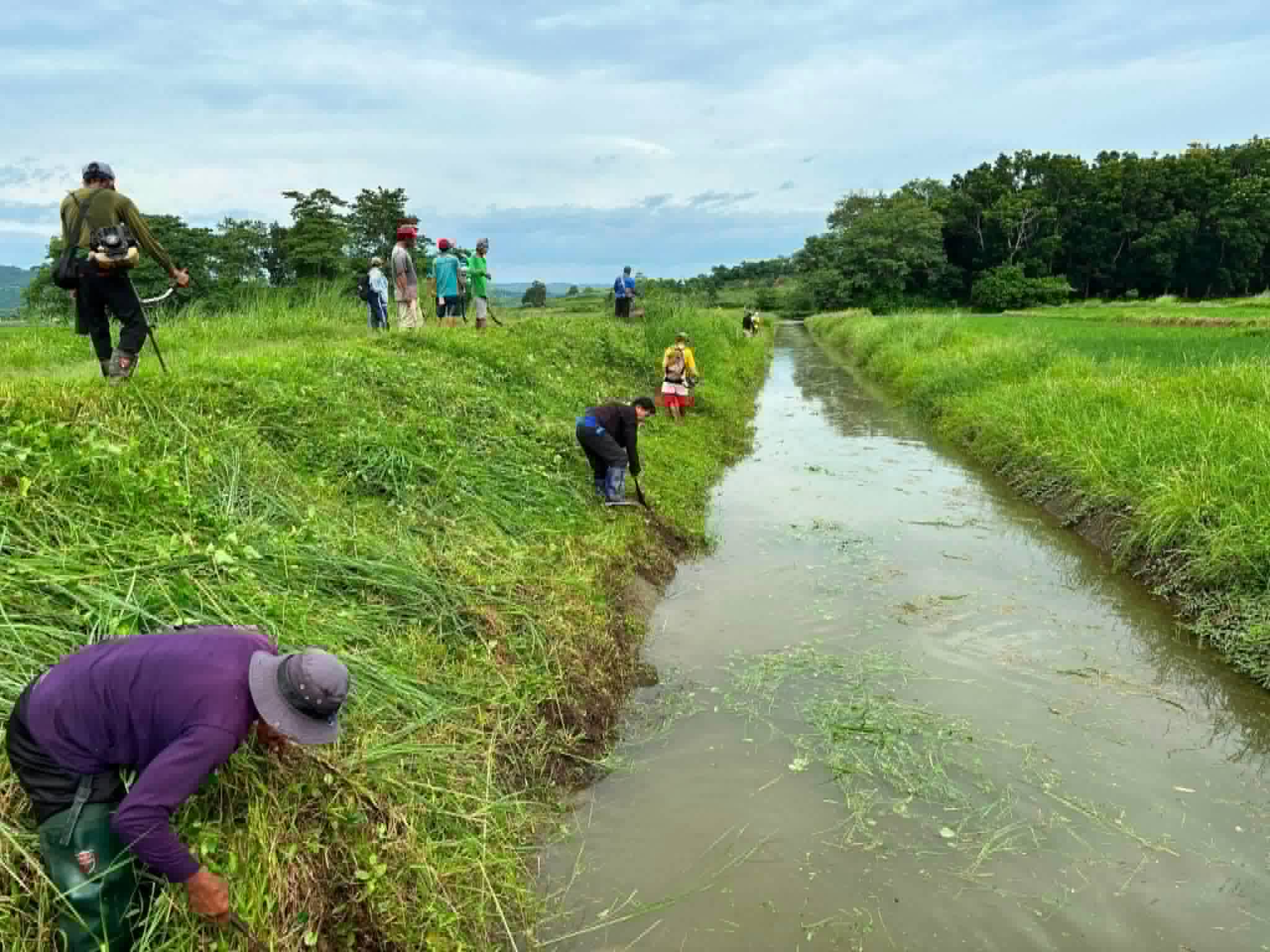 Farmers step up canal clearing amid weather disturbances