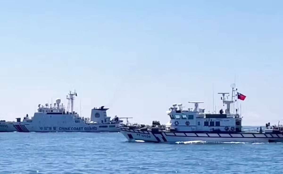 China deploys record number of ships around Taiwan