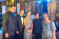Donald Lim, OSP president; Dr. Hector Santos, Mariquita Yeung, Dr. Irene Tangco and Dr. Vivina Chiu.