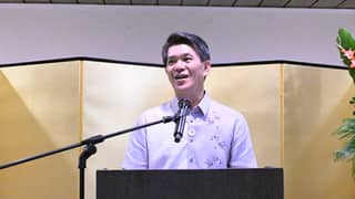 Outgoing Japanese Ambassador to the Philippines Endo Kazuya speaks during a farewell reception at his residence, marking the conclusion of his two-and-a-half-year diplomatic assignment in the country.
