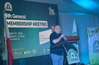 Land Registration Authority Administrator Gerardo Panga Sirios discusses the agency’s push toward cashless payments and a fully digital land titling system during the CREBA 5th General Membership Summit.