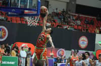 KYMANI Ladi dunks his way to a 28-point performance to power Caloocan to a 96-87 win over Pasig CIty in the MPBL 2028 Season on Thursday.