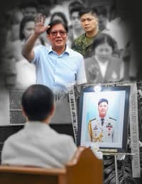 MARCOS MOURNS FALLEN AIDE-DE-CAMP