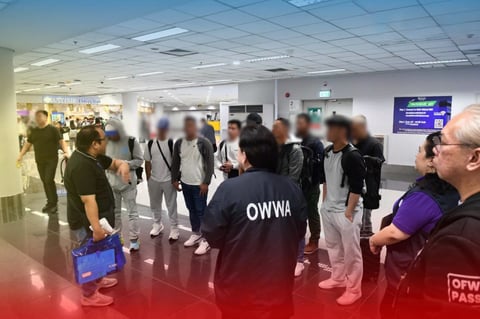 DMW welcomes home seafarers from 
M/V Winner