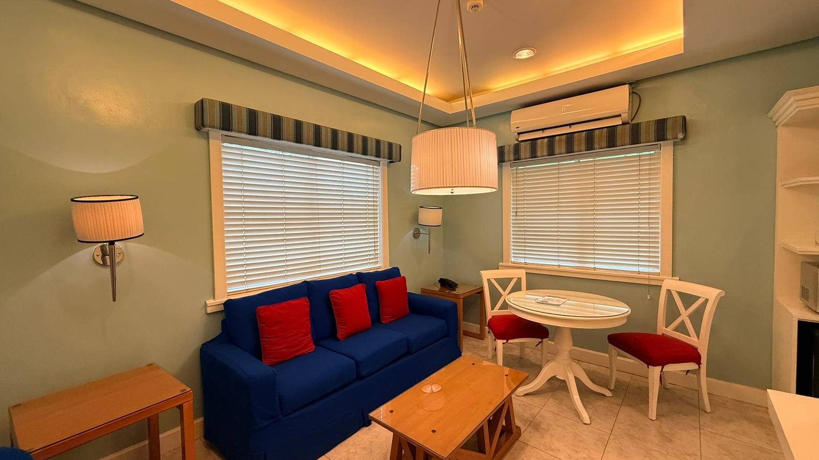 Cozy corners and stylish details to unwind.