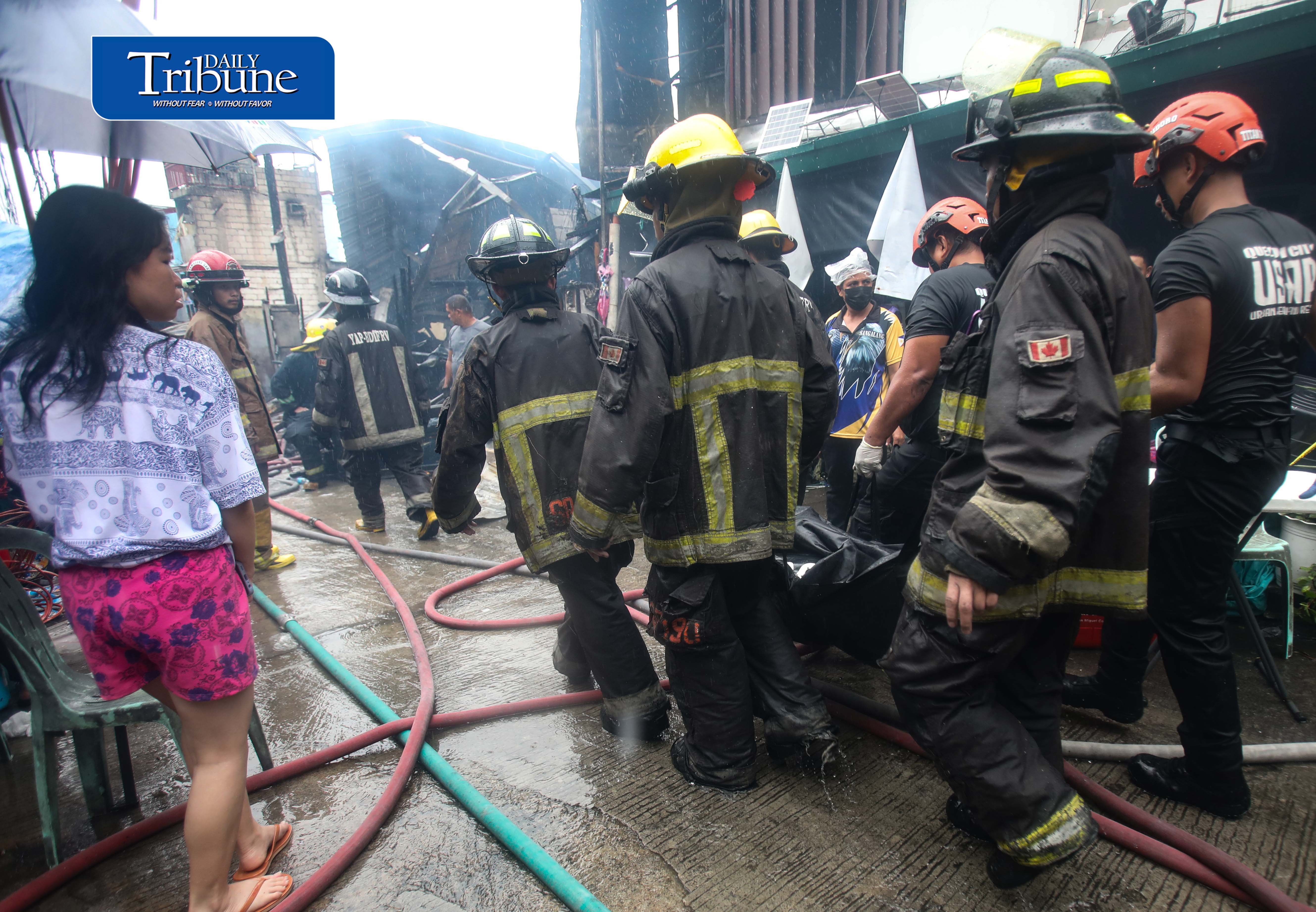 WOMAN DIES IN QUEZON CITY FIRE