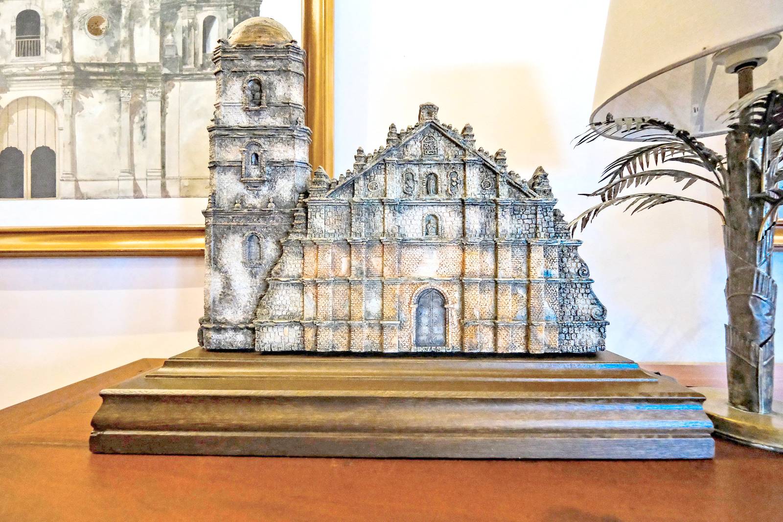 PAOAY church replica inside the Ilocos Norte room of Coconut Palace.
