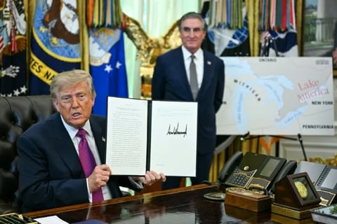 Trump renames Lake Ontario to ‘Lake America’