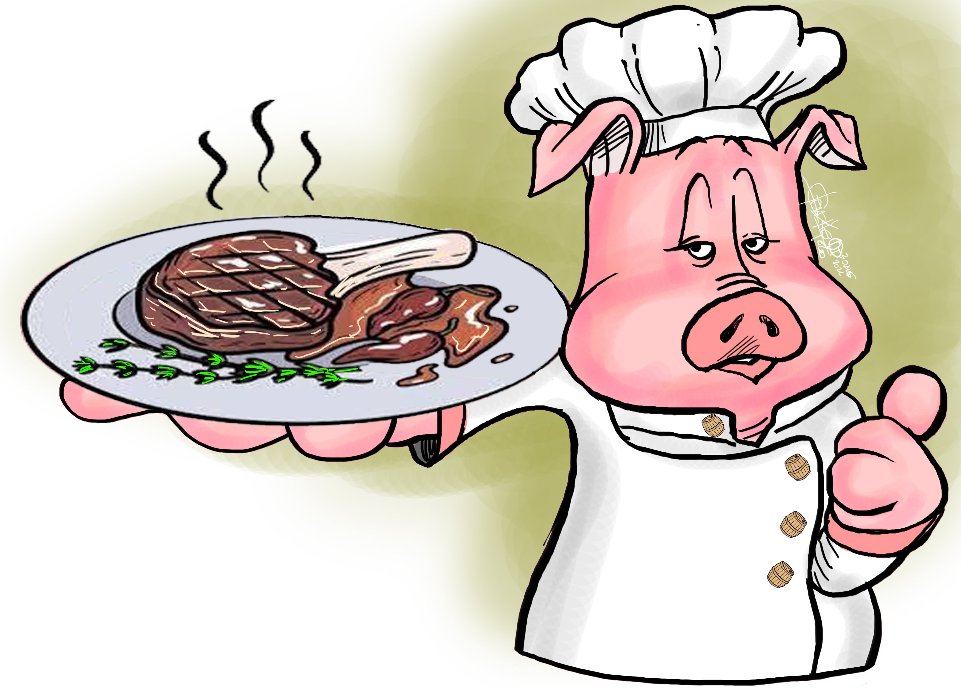 Pork carte blanche