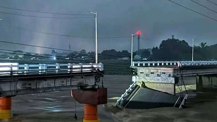 Ninoy Aquino Bridge in Tarlac City collapses